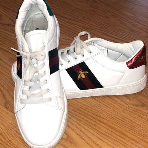 used gucci sneakers embroidered|old school vintage gucci sneakers.